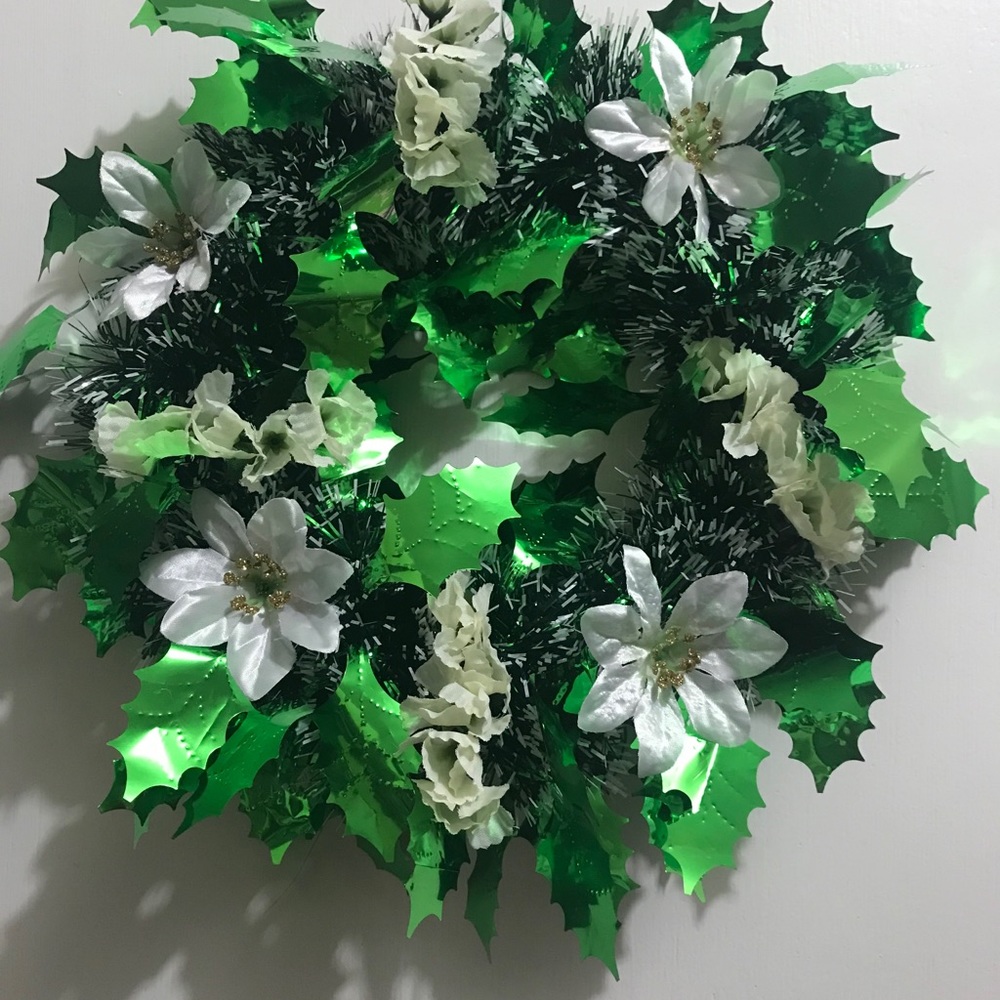 homemade door wreath